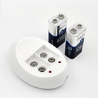 【 Intelligent Power Off 】 9V Rechargeable Battery Wireless Microphone KTV Instrument Charging Battery Set