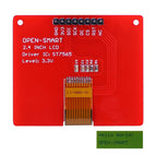 OPEN-SMART 3.3V 2.4 Inch LCD Display Breakout Board Module 128x64 Serial SPI Monochrome without Backlight Compatible for Arduino