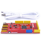 OPEN-SMART 5V / 3.3V Compatible Mega2560 Easy Development Board (CH340) on board Sensor IO + Type C USB Cable for Arduino DIY