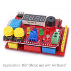 OPEN-SMART ATMEGA328P (CH340) DIY Air Board with USB Cable Easy-Plug TFT LCD /DS1307 RTC /TF Card Module Compatible for Arduino