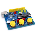 OPEN-SMART Blue DIY ATmega328P Development Board Module CH340 Driver with Buzzer LED Button + USB Cable Compatible for Arduino