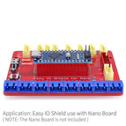 OPEN-SMART Easy IO Shield for Nano Easy-plug Colorful XH 2.54mm Socket Sensor Module Expansion Board for Arduino Nano