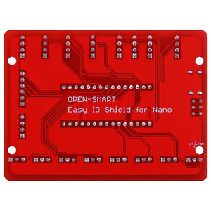 OPEN-SMART Easy IO Shield for Nano Easy-plug Colorful XH 2.54mm Socket Sensor Module Expansion Board for Arduino Nano