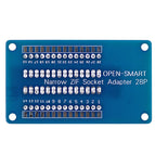 OPEN-SMART Narrow Body ZIF Socket Adapter 28P 2.54mm Pitch module for CHIP / Components / Module Quick Test Project