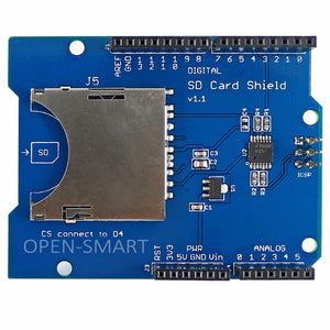 OPEN-SMART SD / TF Card Module Shield Expansion Board Memory Shield Compatible for Arduino