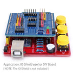 OPEN-SMART Soldering Parts Kit - Red DIY ATmega328P Development Board CH340 Driver with Buzzer LED Button Compatible for Arduino