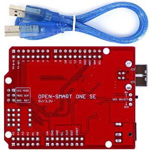 One Set OPEN-SMART ATMEGA328P Development R3 (CH340) Board DIY MCU Module with USB Cable Compatible for Arduino
