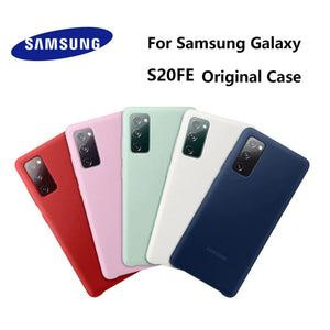 Original Samsung Galaxy S20 FE Case High Quality Soft Silicone Cover Samsung Galaxy S20FE Protector Shell &amp; Box