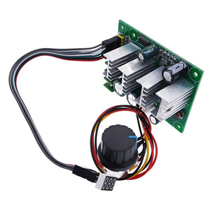 PWM DC motor speed controller Digital display  0~100% adjustable drive module 6V~60V Input Max30A