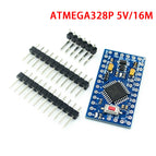 Pro Mini 168/328 Atmega168 3.3V 5V 16M / ATMEGA328P-MU 328P Mini ATMEGA328 5V/16MHz For Arduino Compatible Nano Module