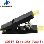 Programmer Testing Clip SOP8 SOP SOIC 8 SOIC8 DIP8 DIP 8 Pin IC Test Clamp SOP16 SOP SOIC 16 SOIC16 DIP16 DIP 16 Pin