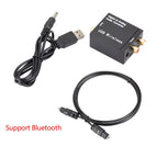 Protable 3.5Mm Jack Coaxial Optical Fiber Digital To Analog Audio Aux Rca L / R Converter Spdif Digital Audio Decoder Amplifier