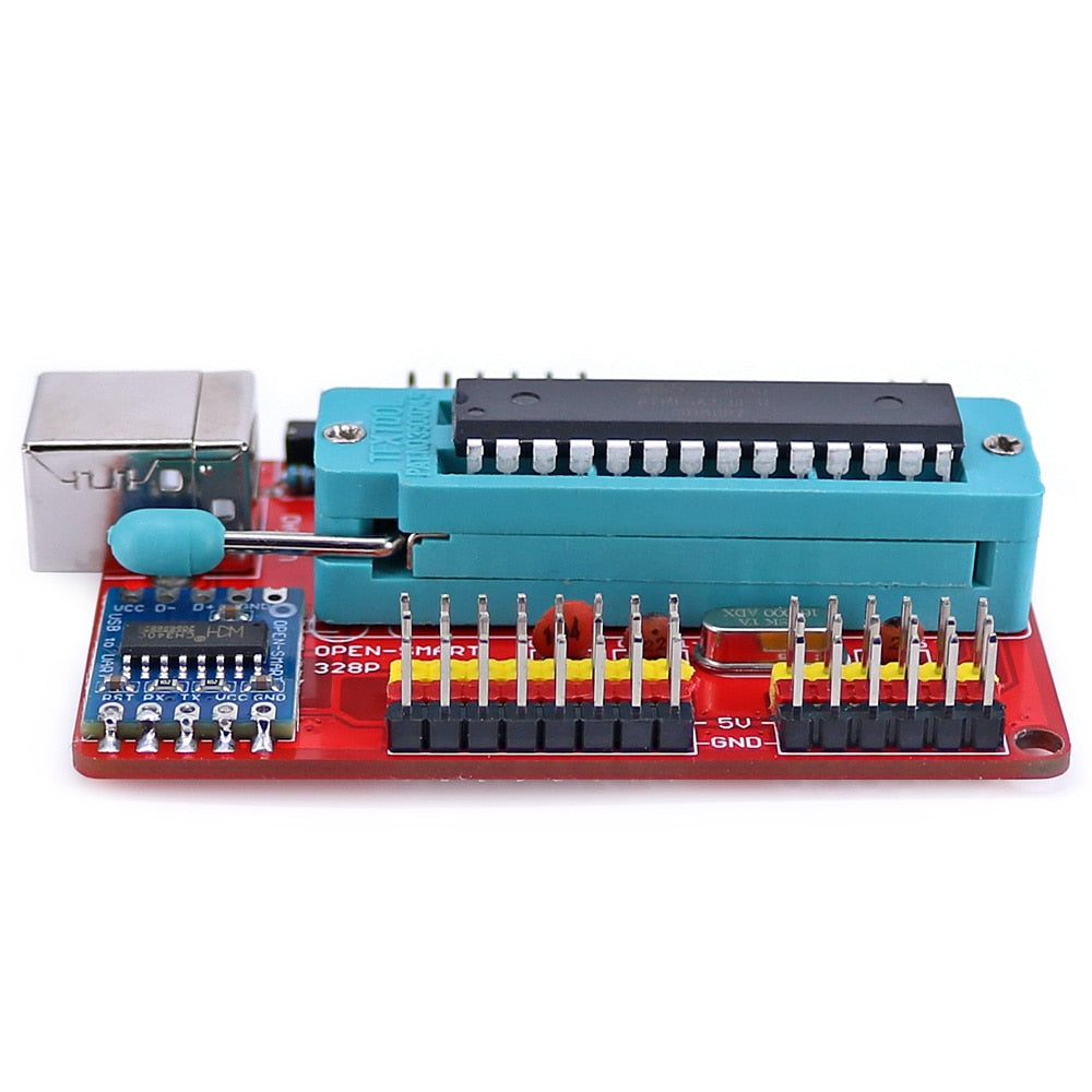 RED-DIY01 328P DIY Pro ATmega328P Development Board Kit with 4 Bit RGB ...