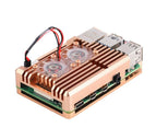 Raspberry Pi 4 4B Case Enclosure CNC Aluminum Cover Heatsink Cooling Fan for Raspberry Pi 4 Model B