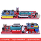 Rich Sensor Module Starter Kit Atmega328P Development Board w/ IO Shield MP3 DS1307 RTC LCD IR NTC Touch Compatible for Arduino