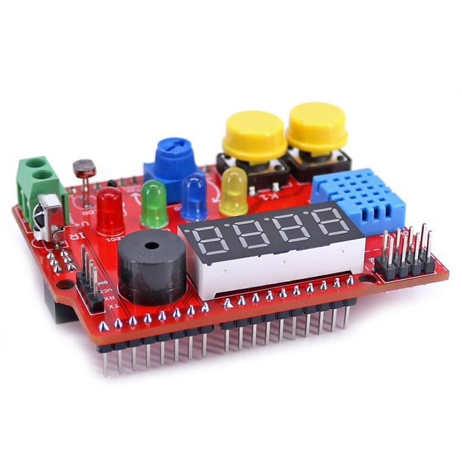 Rich Shield +IR Remote with Infrared Receiver 4-Digit LED Buzzer Butto ...