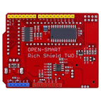 Rich Shield TWO with I2C LED Matrix / RGB LED / Joystick / Encoder / DS18B20 / PIR Humn Sensor / Sound Sensor Module for Arduino