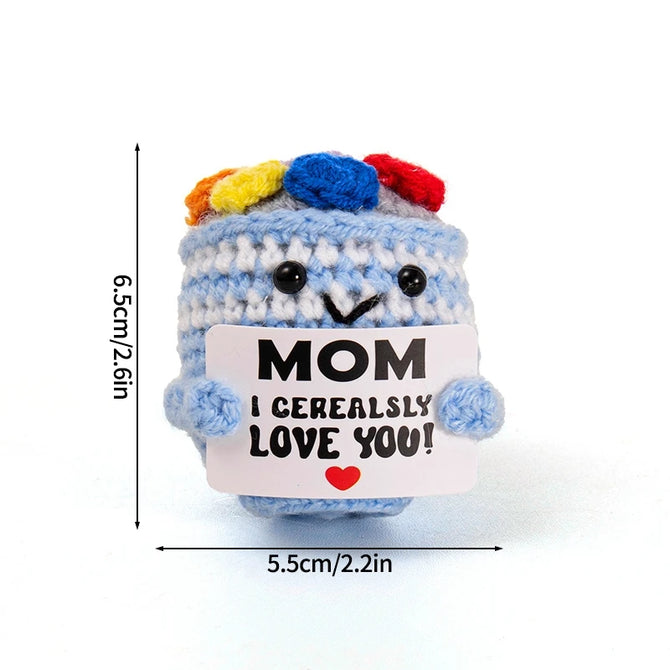 Crochet Decoration Desk Accessorie Cartoon Crochet Ornament Office Accessorie Christmas Halloween Party Guests Gifts