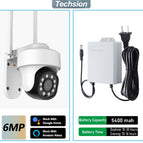 6MP TUYA IP Camera Auto Tracking 5G/2.4G WiFi Video Surveillance Camera Outdoor Indoor IP66 Security Protection Smart Life APP