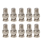 10pcs/set BNC Male Jack to RCA Female Plug Straight Convert Connector Adapter for CCTV Security Camera Surveillance Video