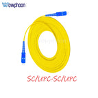 1M SC APC UPC FC APC Optical Fiber Patch Cord 3.0mm PVC G652D Fiber Jumper Simplex SM FTTH Optic Cable Fibra Optica Customized