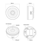 Tuya Zigbee WiFi Smart Siren Alarm Sensor Smart Home Security Protection Sound Light Alert Siren Works With Tuya Smart Life APP