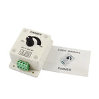 8A Single Color Knob Dimmer 12V 24V LED Rotary Wall LED Dimmer Switch popular in Led Controller Dimmers