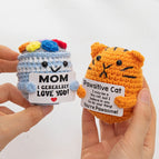 Crochet Decoration Desk Accessorie Cartoon Crochet Ornament Office Accessorie Christmas Halloween Party Guests Gifts