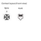Direct From Stock M12 X-code Male To RJ45 Male Moulded on Cable Length 10M Green PUR Ready To Ship