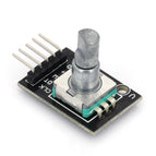 360 Degrees EC11 Rotary Encoder Module For Arduino Brick Sensor Switch Development Board KY-040 With Pins Liludin