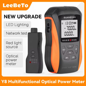 FTTH Tool Fiber Optic OPM Optical Power Meter Visual Fault Locator VFL 5/15KM RJ45 Tester Cable Tracker Mini Red Fiber Pen