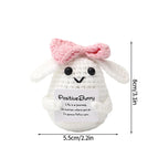 50pcs Crochet Ornament Positive Potatoes Gifts Office Desk Accessorie Desktop Hand-woven Doll Kids Graduation Gift