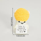 Positive Crochet Ornament Crochet Vegetable Fruit Pickle Miniature Decor Room Decor Office Desk Accessorie Office Accessorie