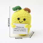 Positive Potato Ornament Desk Accessories Offices Accessories Desktop Decoration Crochet Fruits Vegetables Christmas Gift