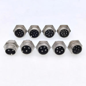 5/8" Male socket GX16   Circular Connector  2Pin3pin4pin 5pin6pin7pin8pin9pin10pin Diameter 16mm L73 RS765 DF16 M16
