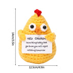 Positive Crochet Ornament Crochet Vegetable Fruit Pickle Miniature Decor Room Decor Office Desk Accessorie Office Accessorie