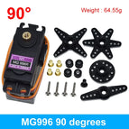 SG90 SG92R MG90S MG995 MG996 Servo Metal Gear for Model Helicopter Boat For Arduino UNO DIY Mechanical Arm MG946R MG945R MG996R