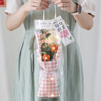 Crochet Flowers Bouquet Graduation Bouquet Knitted Flowers Artificial Flower Wedding Gift for Guests Christmas Gifts