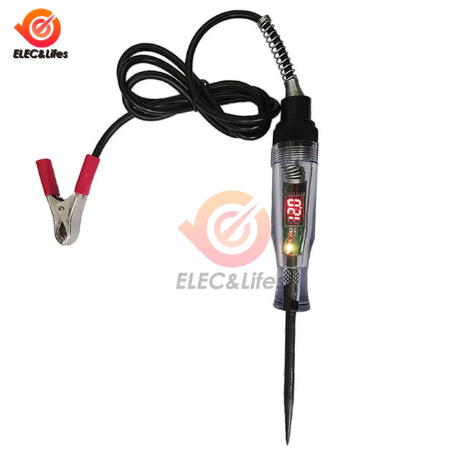 High Quality Auto Circuit Tester Truck Voltage Tester Circuit DC 6V 12V 24V Auto Circuit Tester Auto Diagnostic Probe Test Pen
