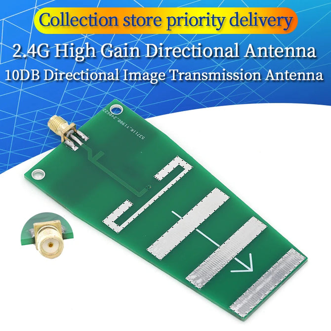 2.4G High Gain Antenna 10 DB Directional Image Transmission Yagi Antenna 416 WIFI Antenna Directional Yagi Antenna For Yagi