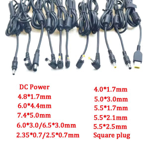 DC Power Cable Cord Connector DC Jack Charger Adapter Plug Power Supply Cable For Samsung HP Dell Sony Toshiba Asus Acer Lenovo