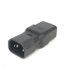 IEC 320 C19 to C14 AC Power Adapter Plug, Connect C20 To C13 Power Male To Female Converter 10A 250V Black
