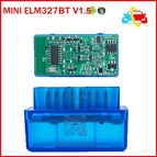 Mini ELM327 V1.5 Bluetooth with 25K80 OBD2 Scanner ELM 327 BT 4.0  Code Reader CAN Chip IOS/Android/PC Car Diagnostic Tools