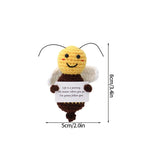 50pcs Crochet Ornament Positive Potatoes Gifts Office Desk Accessorie Desktop Hand-woven Doll Kids Graduation Gift