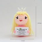 Positive Energy Potato Pocket Hug Handmade AnimalCrochet Mini Doll Funny Wool Gift for Friends or Lover Emotional Support Plant