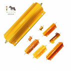 100W RX24 Aluminum Power Metal Shell Case Wirewound Resistor 0.01~100K 1R 2R 3R 4R 5R 6R 7R 8R 9R 10R 20R 100R 200R 1KR 10KR ohm