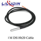 DS18b20 temperature probe temperature sensor 1M 2M 3M DS1820 Stainless steel package Waterproof 18B20 100cm/200cm/300cm