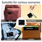 GPS Tag For Children/Elder Smart Air Tag Card Pet Tracker Smart Bluetooth Tag Car Lost Tracker For Apple Find My APP IOS System