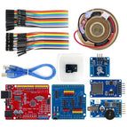 Wav Player Kit with OPEN-SMART Board Micro SD Card Touch Sensor Module and Speaker Voice Broadcast Compatible for Arduino