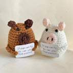 Positive Crochet Ornament Crochet Vegetable Fruit Pickle Miniature Decor Room Decor Office Desk Accessorie Office Accessorie